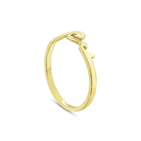 Tasarım Altın Yüzük - 14K - 1.15gr