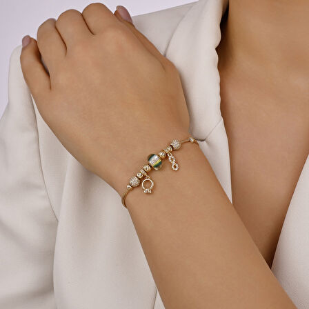 Altın Charm Bileklik - 14K - 8.53gr