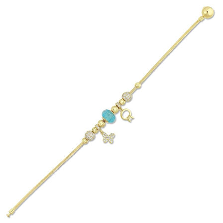 Altın Charm Bileklik - 14K - 8.33gr