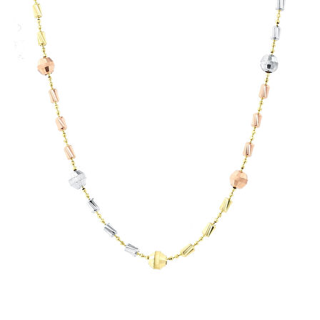 Tasarım Altın Kolye - 14K - 6.19gr