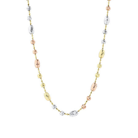 Tasarım Altın Kolye - 14K - 6.19gr