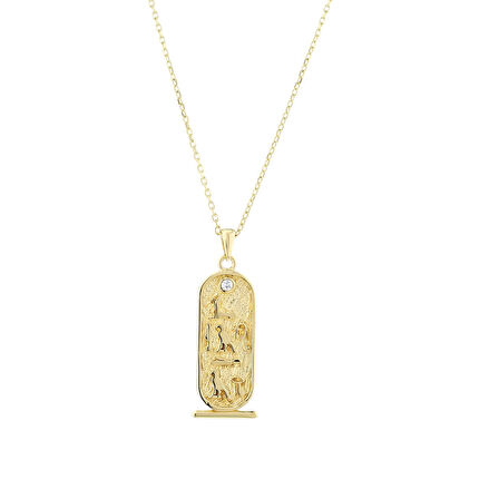 Tasarım Altın Kolye - 14K - 2.31gr