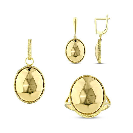 Tasarım Altın Set - 14K - 11.99gr