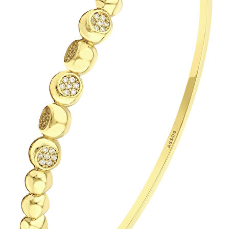 Altın Tasarım Kelepçe - 14K - 6.20gr