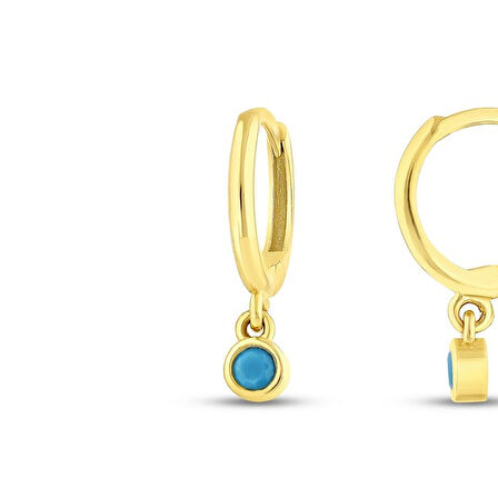 Sallantılı Altın Çocuk Küpe - 14K - 1.52gr