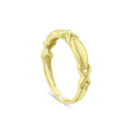 Tasarım Altın Yüzük - 14K - 1.65gr