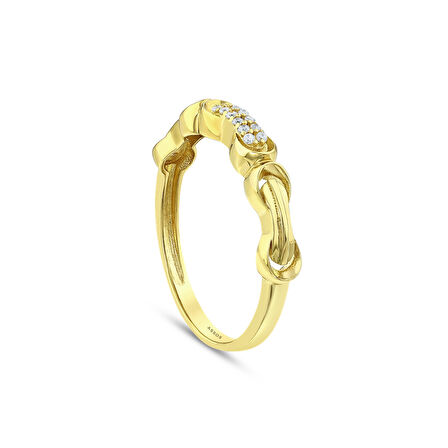 Tasarım Altın Yüzük - 14K - 1.76gr