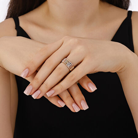 Tasarım Altın Yüzük - 14K - 3.71gr