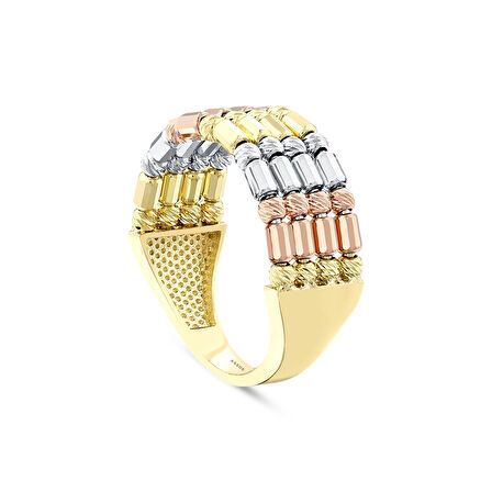 Tasarım Altın Yüzük - 14K - 3.71gr