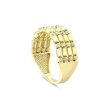 Tasarım Altın Yüzük - 14K - 3.78gr