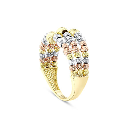 Dorika Toplu Altın Yüzük - 14K - 3.45gr