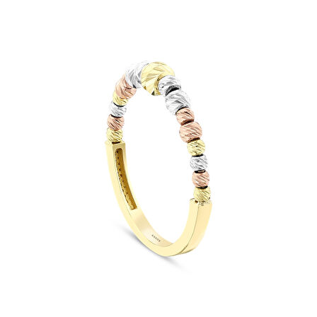 Dorika Toplu Altın Yüzük - 14K - 1.70gr