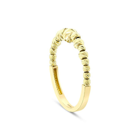 Dorika Toplu Altın Yüzük - 14K - 1.58gr