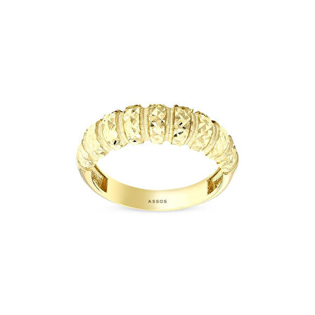 Tasarım Altın Yüzük - 14K - 2.32gr
