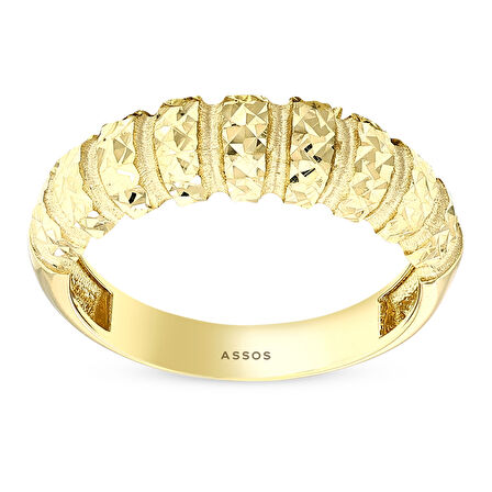 Tasarım Altın Yüzük - 14K - 2.32gr