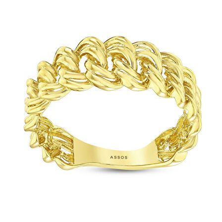 Tasarım Altın Yüzük - 14K - 2.16gr