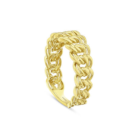 Tasarım Altın Yüzük - 14K - 2.16gr