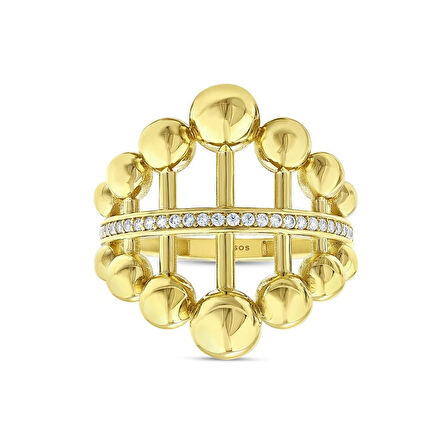 Tasarım Altın Yüzük - 14K - 3.90gr