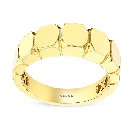 Tasarım Altın Yüzük - 14K - 2.58gr