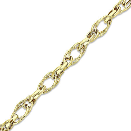 Tasarım Altın Bileklik - 14K - 7.18gr