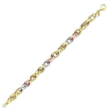 Altın Zincir Bileklik - 14K - 8.24gr