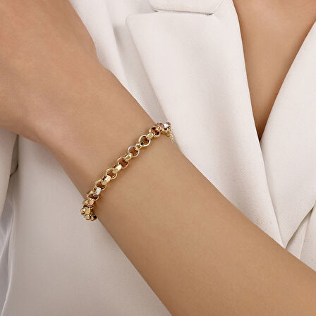 Tasarım Altın Bileklik - 14K