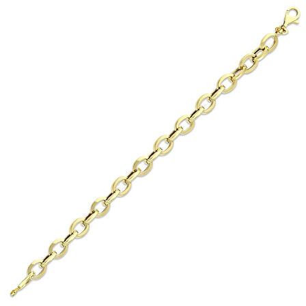 Altın Zincir Bileklik - 14K - 6.41gr