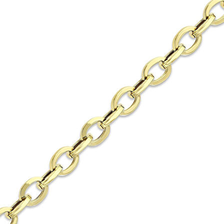 Altın Zincir Bileklik - 14K - 6.41gr