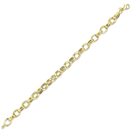 Altın Zincir Bileklik - 14K - 6.26gr