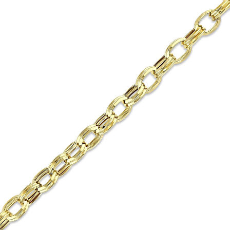 Altın Zincir Bileklik - 14K - 6.26gr