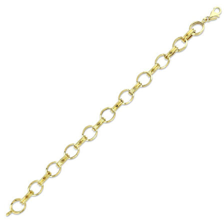 Altın Zincir Bileklik - 14K - 5.65gr