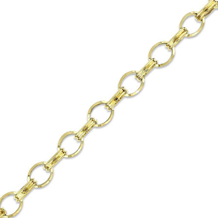 Altın Zincir Bileklik - 14K - 5.65gr