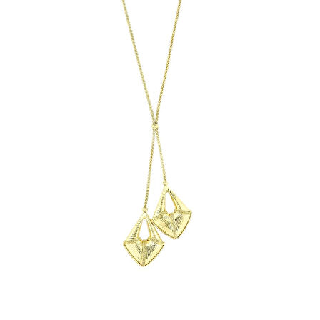 Tasarım Altın Kolye - 14K - 10.44gr