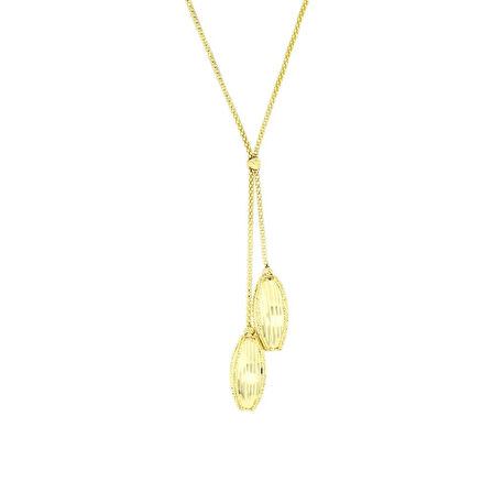Tasarım Altın Kolye - 14K - 7.99gr