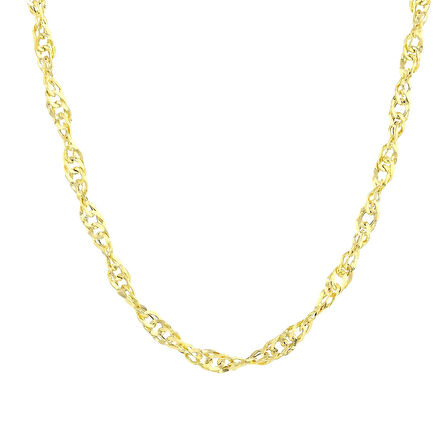 Altın Zincir Kolye - 14K - 1.23gr