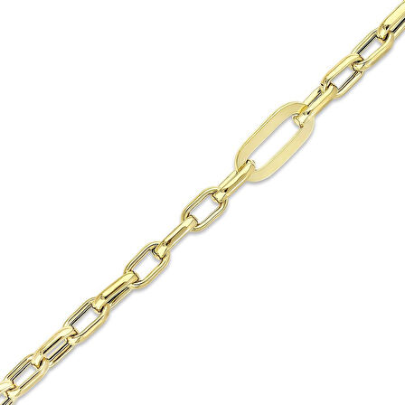 Altın Zincir Bileklik - 14K - 7.43gr