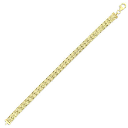 Tasarım Altın Bileklik - 14K - 4.30gr