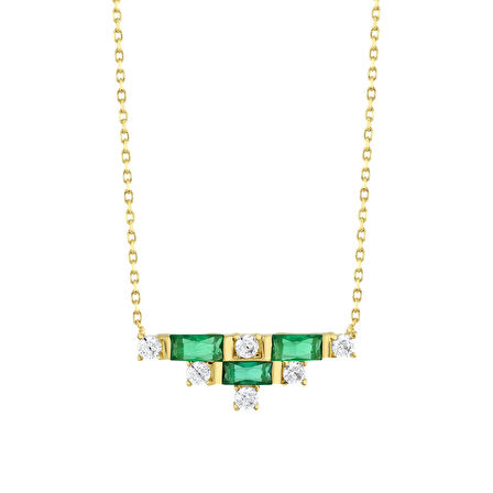 Tasarım Altın Kolye - 14K - 1.76gr