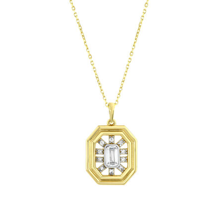 Baget Altın Kolye - 14K - 2.41gr