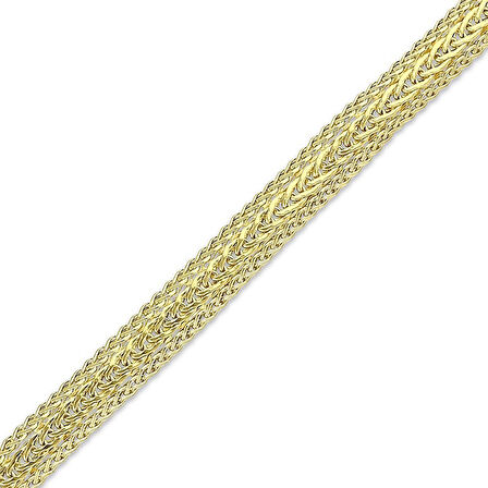 Tasarım Altın Bileklik - 14K - 6.14gr