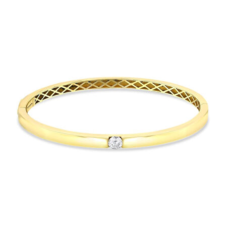 Altın Tasarım Kelepçe - 14K - 8.57gr