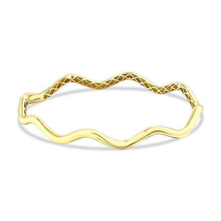 Altın Kelepçe Bilezik - 14K - 5.97gr