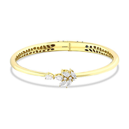 Altın Tasarım Kelepçe - 14K - 10.71gr