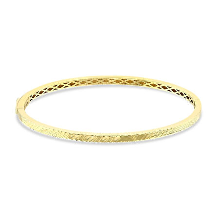 Altın Tasarım Kelepçe - 14K - 6.16gr