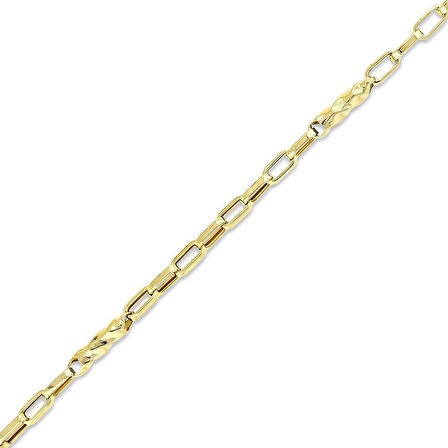 Altın Zincir Bileklik - 14K - 3.85gr