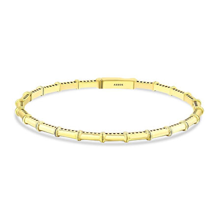Altın Tasarım Kelepçe - 14K - 7.65gr