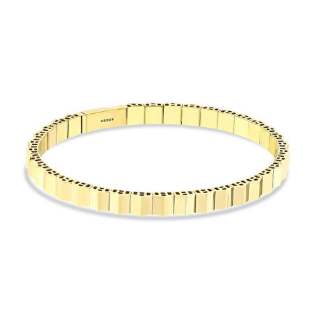 Altın Tasarım Kelepçe - 14K - 8.77gr