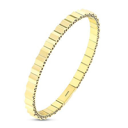 Altın Tasarım Kelepçe - 14K - 8.77gr