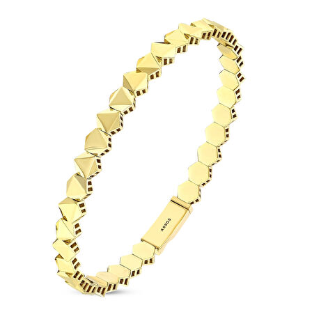 Altın Tasarım Kelepçe - 14K - 8.37gr