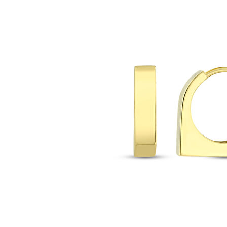 Tasarım Altın Küpe - 14K - 2.82gr